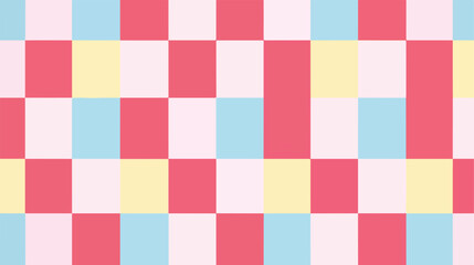 Checkered background illustration. Colorful checker