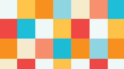 Checkered background illustration. Colorful checker