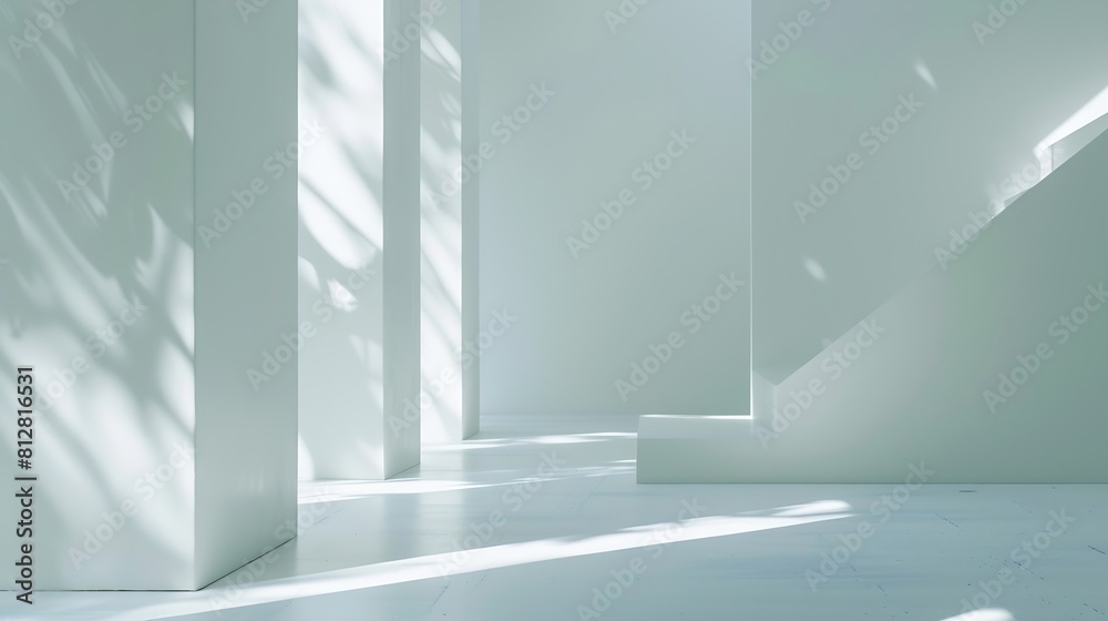 Poster The layout of the frame is 3x4 30x40 Layout with one white frame Clean modern minimalistic bright Portrait Vertical : Generative AI