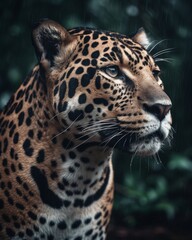 The Dominance of the Jaguar in its Natural Habitat: A High-Detail Photo Highlighting Strength and Beauty