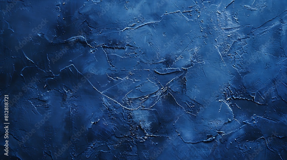 Poster beautiful decorative navy blue stucco wall background art abstract grunge texture web banner with co