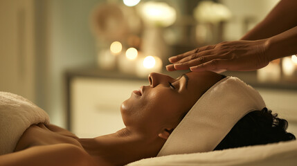 woman enjoying complimentary services at a spa with a membership package