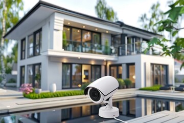 Security systems featuring CCTV surveillance utilize electronic control and synchronization of devices for enhanced safety measures.