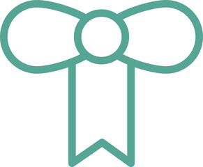 cotton ribbon icon 