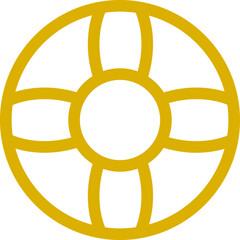 Obraz premium rescue wheel icon 