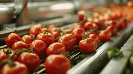 the process of making tomato a factory
