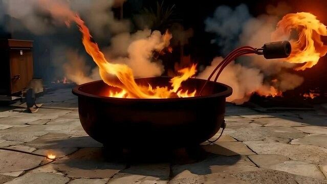Realistic Fire. Fire Animation video