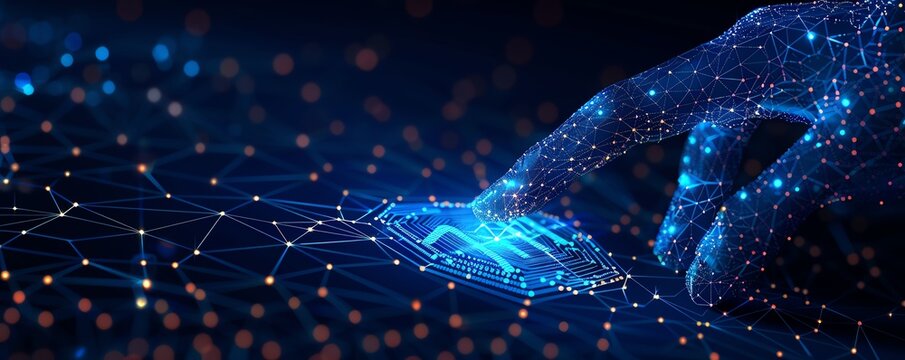 Fitness trainers finger pressing a glowing calorie count icon on a fitness app, top view, Calorie tracking, Robotic tone, Colored pastel