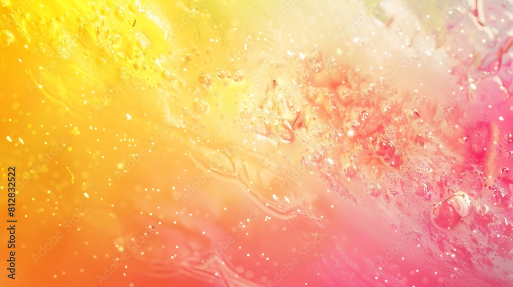 Leinwandbilder gold red pink coral peach orange yellow lemon lime green abstract background for design color gradie