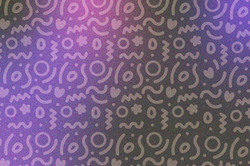 Background grainy blurry gradient with soft noise effect and geometric shapes.Illustration with grain effect blend of vintage vibes.Web banner header poster,landing page,backdrop design. Raster 300ppi