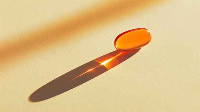 A conceptual image of a single pill casting a long shadow, symbolizing the impact of pharmaceuticals on health