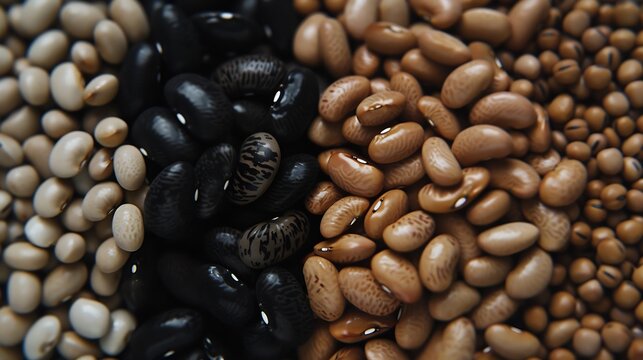 Blackeyed bean or Cowpea and Bambara ground nut or Mung bean : Generative AI