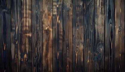 Fototapeta premium the background is made of darkened wooden boards without paint. retro. a place for text, advertising