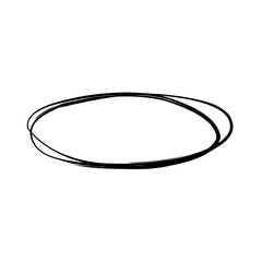 Hand drawn oval highlight 