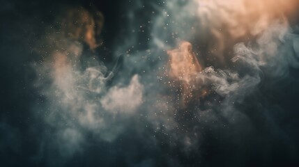 Overlays Dust Scratches Clouds Smoke Particles : Generative AI
