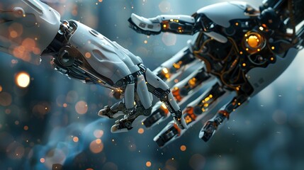 Fototapeta premium Unveiling the Future An Intense Focus on Deep Insights from Revolutionary Technological Advancements