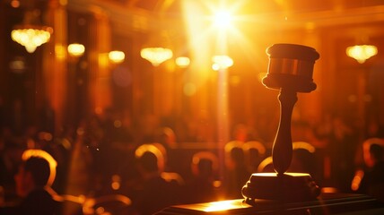 Picture a scene filled with anticipation and excitement as a dynamic charity auction unfolds before your eyes.

