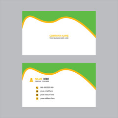Fototapeta premium Minimalist business card design template