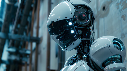 Fototapeta premium Neural Nexus: A Journey into the AI Revolution