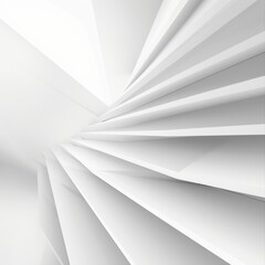 Minimal geometric abstract white background