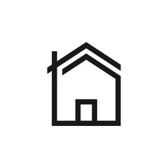 Home line icon vector 