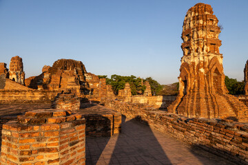 Wat Mahathat ancient temple Ayutthaya Thailand