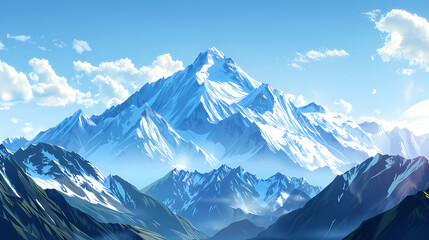 Obraz premium low square mountain ridge Stock vector illustration