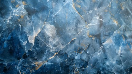 Obraz premium Blue marble texture. Can be used for interior and exterior decoration.