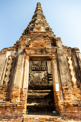 Wat Chaiwattanaram ancient temple Ayutthaya Thailand