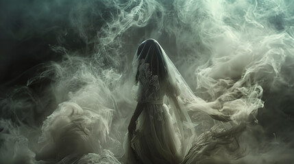 Fototapeta premium Photographs of spirits, fears, other worlds