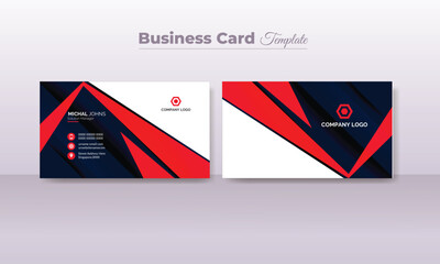 Vector modern and creative business card template