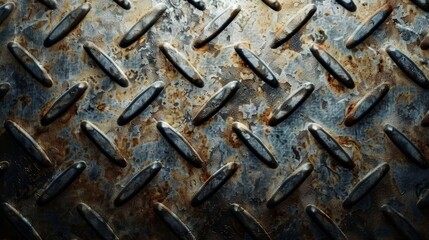 rusty metal background,Dark metal wall panels 
