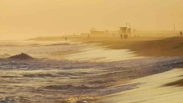 Sunset on the beach