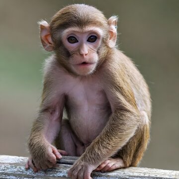 Petite singe malicieux