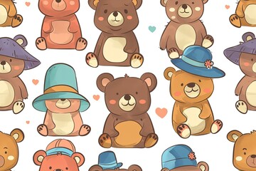 Fototapeta premium A cute and simple cartoon design featuring 