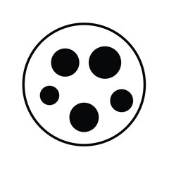 Fototapeta premium moon with white background vector stock illustration