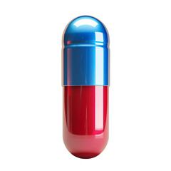 The red and blue pill for medical service in hospital
