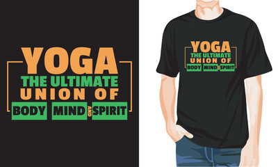 Yoga quotes typography t-shirt design, yoga t shirt design vector, exercise t-shirt design,   