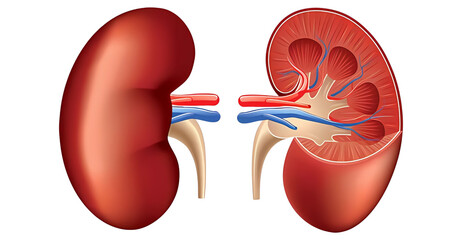 3D model of human kidneys
