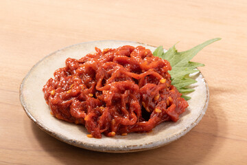 明太子の皮　チャンジャ