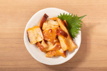 ピリ辛　イカのおつまみ