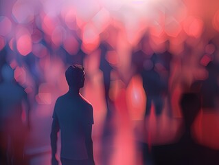 Isolated Observer: Social Anhedonia Concept,Unreachable Bonds: Social Anhedonia Imagery