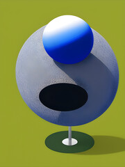 blue ball