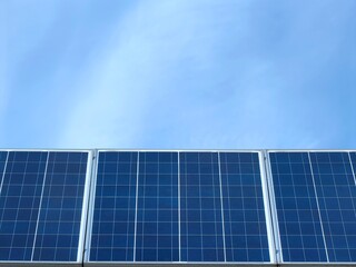 solar panels on a roof