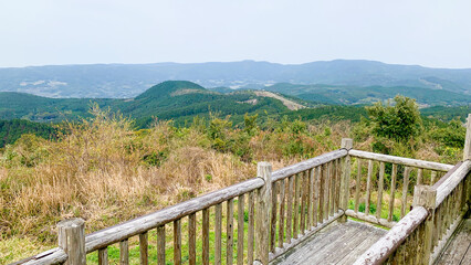 Obraz premium 長崎県佐世保市の烏帽子岳