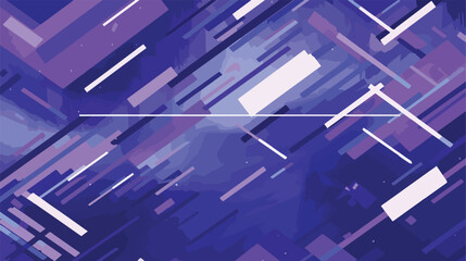Glitched ultra violet horizontal stripes and shapes