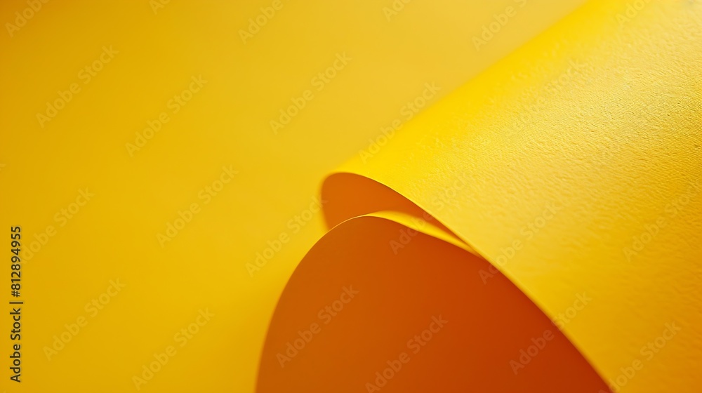 Aufkleber surface of yellow paper for background : Generative AI