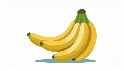 バナナ　白背景