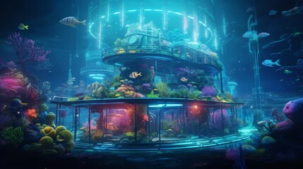 A marine biologist discovers underwater farming techniques from lost Atlantis myths