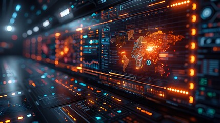 Advanced educational research software monitor displaying high-resolution data on learning outcomes and pedagogical effectiveness, hyperrealistically depicted with sharp graphics.